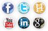 Social Media Cupcake Icons
